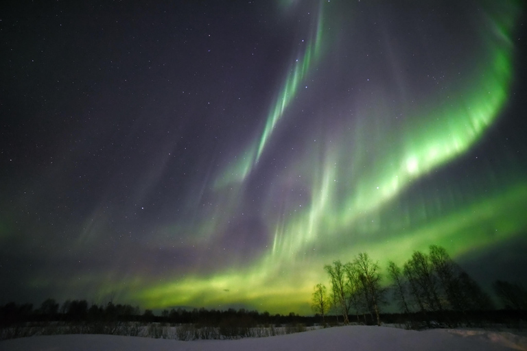 Kittilä: Northern Lights Sled Ride with Snowmobile