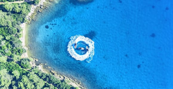 Zadar: Blue Bay Schnellboot-Tour mit Inseln & Schnorcheln