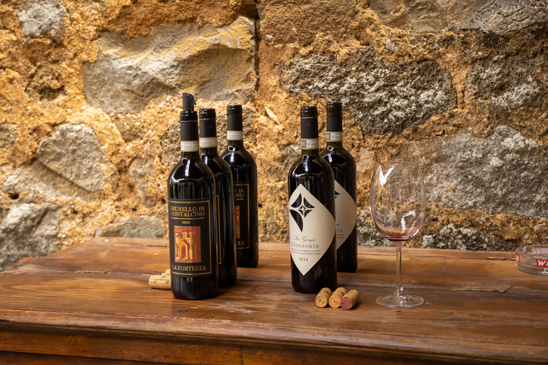Florence: Monteriggioni & Val d'Orcia Optional Wine Tasting Classic Option in Portuguese