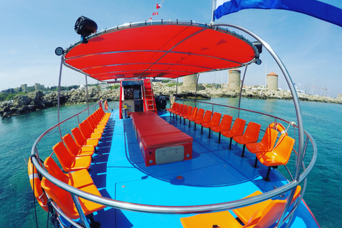 Rhodos: Kombiticket - Hop-On/Hop-Off-Bus &amp; U-Boot-Kreuzfahrt