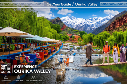 From Marrakech: Ourika Valley Atlas Mountains Day Trip with Lunch Option 3: Shared Group Transport and Local Guide