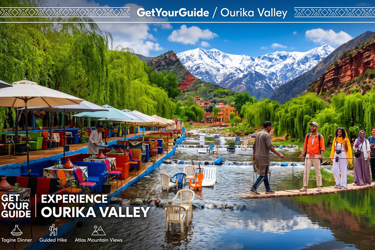 From Marrakech: Ourika Valley Atlas Mountains Day Trip with Lunch Option 3: Shared Group Transport and Local Guide