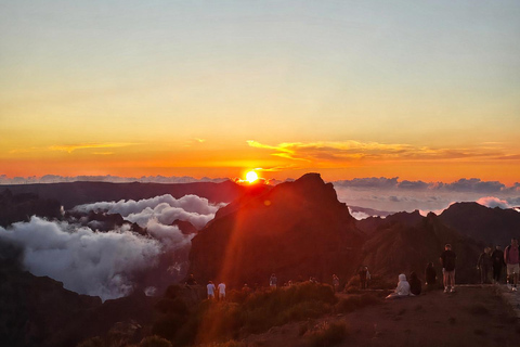 Madeira: Pico do Arieiro Sunset & Stairway to Heaven Walk Pico do Arieiro Sunset & Optional Stairway to Heaven Walk