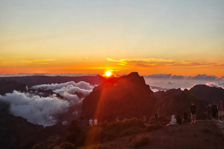 Madeira: Pico do Arieiro Sunset & Stairway to Heaven Walk Pico do Arieiro Sunset & Optional Stairway to Heaven Walk