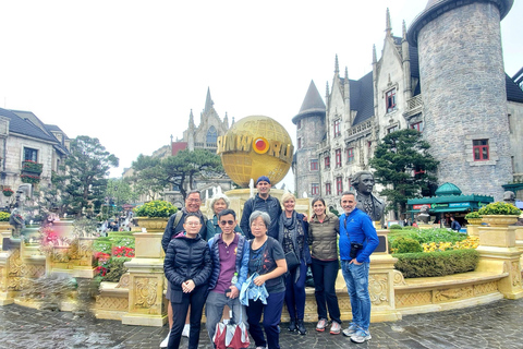 Da Hoian/Danang: Tour di gruppo delle Colline di Bana e del Ponte d&#039;OroDa Danang/Hoian: Ponte d&#039;oro delle colline di Bana (senza biglietto d&#039;ingresso)