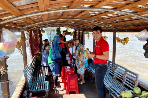Excursión de 2 días para grupos pequeños al delta del Mekong y al mercado flotante