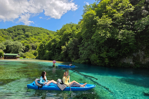 Sarande: Blue Eye Kayak Walking tour & Lekuresi Castle NO KAYAK,Blue Eye Basic Visit – Transport & Free Time