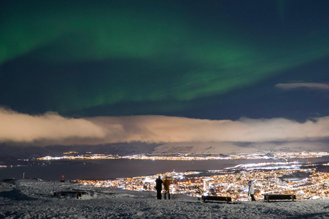 From Tromsø: Evening Fjellheisen Snowshoe Hike and Cable Car