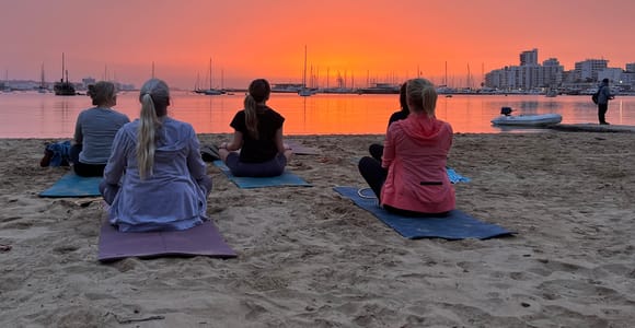 Ibiza: Small-Group Beach Yoga, Morning or Sunset