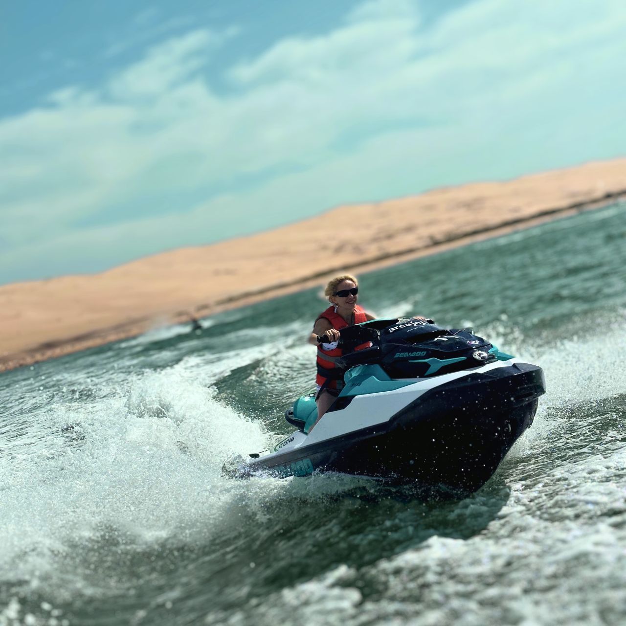 Arcachon: Jetski-Tour zur Düne von Pilat (1,5 Stunden)