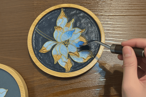 Guangzhou: Create Your Own Cloisonné Enamel Artwork Coaster or Bookmark