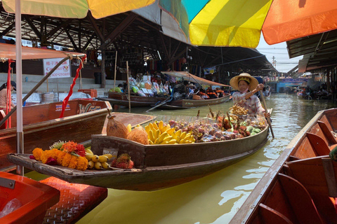 Bangkok: Damnoen Saduak Floating Market & Sunset Cruise