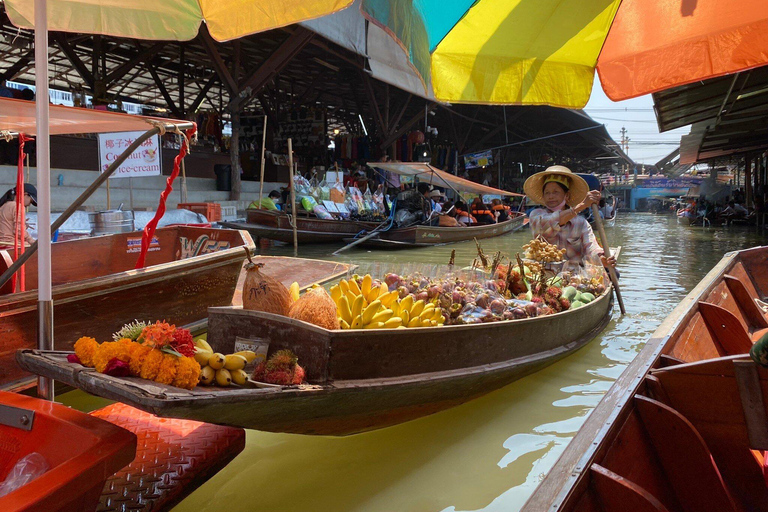 Bangkok: Damnoen Saduak Floating Market & Sunset Cruise