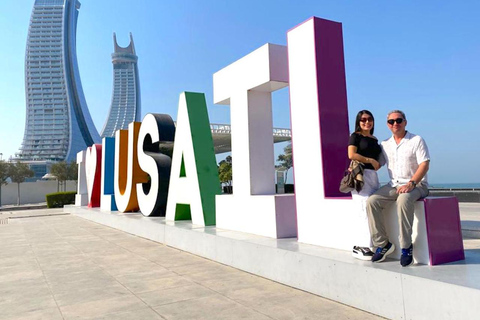 Doha: Van Cruise Terminal Woestijnsafari &amp; Stadsrondleiding Hele dag