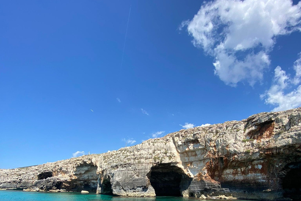 Santa Maria di Leuca: Paseo en barco de 3 horas con aperitivo y paradas para bañarse