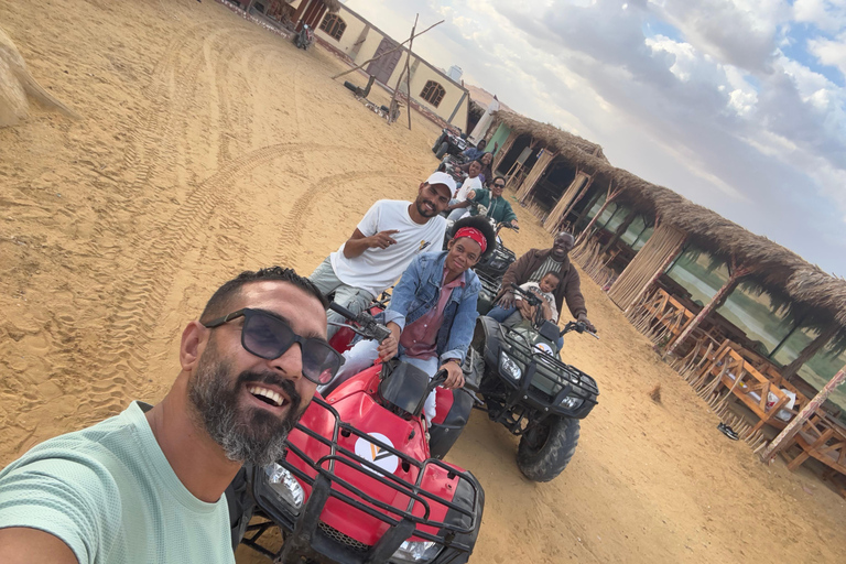 Fayoum: Qarun Sahara Safari With( ATV ) Quad bike From Cairo Private 4 Hours Quad Included Tickets