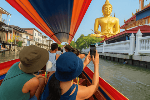 Bangkok Private Long-Tail Boat Canal Tour (1.5h)-Local Life