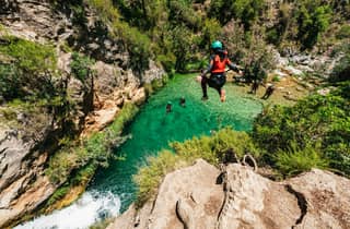 Von Granada aus: Rio Verde Canyoning Tour