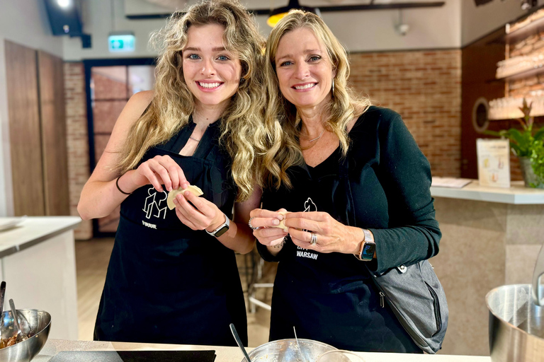 Warsaw: Pierogi Cooking Class with Optional Tasting