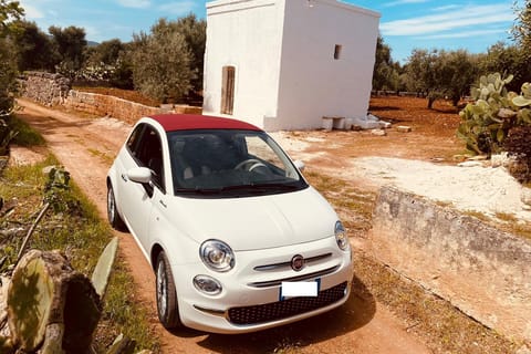 Visite en Fiat 500 Cabriolet de Bari, Monopoli et Alberobello