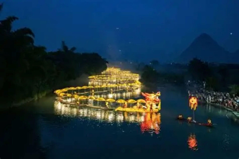 Yangshuo Yulong River Golden Dragon Parade VIP raft: 1-2 guests, No.8–50