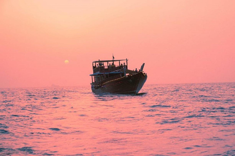 Dhow Cruise bij zonsondergangStandaard Optie