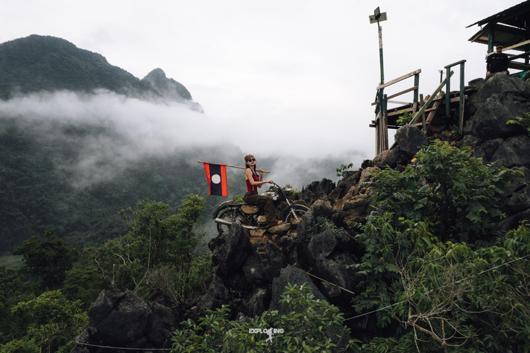 Vang Vieng: Namxay Viewpoint, Blue Lagoon 1 & Phoukham Cave