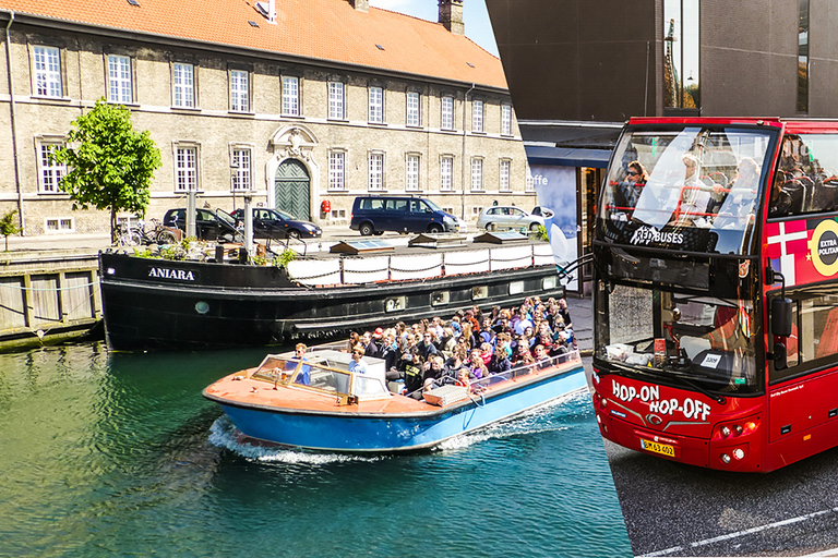 Kopenhagen: Red Sightseeing-Tour - Hop-On/Hop-Off-Bus & BootHop-on Hop-off Bus und Boot