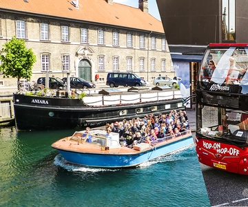 Köpenhamn: Hop-on hop-off-busstur med möjlighet till båttur
