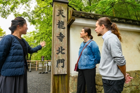 Arashiyama: Bosque de bambú y tour del temploTour temprano en la mañana
