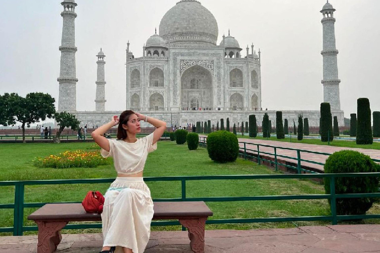 Agra: Tour privato del Taj Mahal e del Forte di Agra con trasferimenti