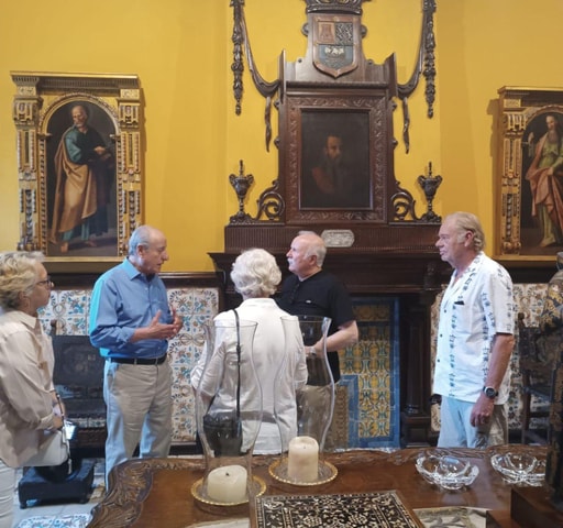 La casa de Aliaga, an alive colonial jewel at Lima center.
