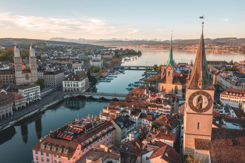 Tour privado a pie de un día en ZúrichVisita privada a pie de un día en Zúrich