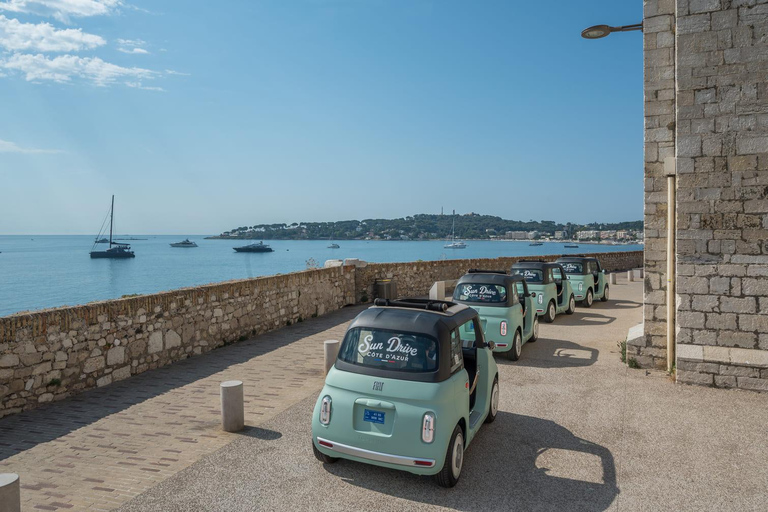 Antibes: Tour in a 100% electric Fiat Topolino 1-hour Discovery Tour in a Fiat Topolino