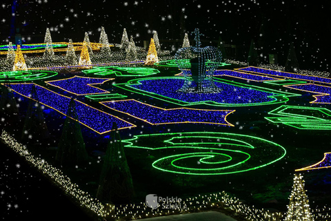 皇家花园灯光：维拉努夫宫夜间活动英语、西班牙语、德语、俄语、波兰语导览