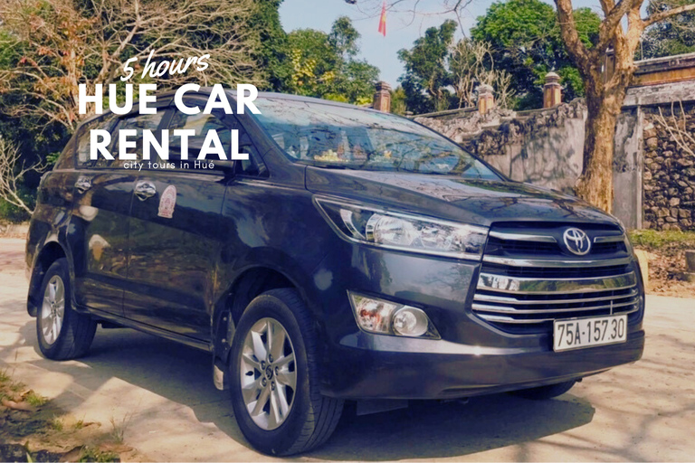 Ciudad de Hué: 5 horas de alquiler de coches en Hué, visitas a la ciudad de Hué