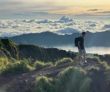 Vanuit Ubud: Mount Batur Wandelen met warmwaterbronnen