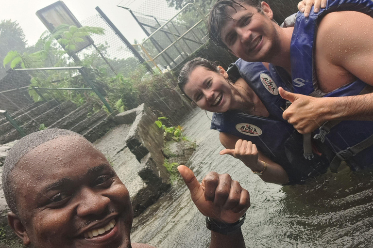 Roseau: Rainforest tour of Trafalgar Waterfalls & Geysers.
