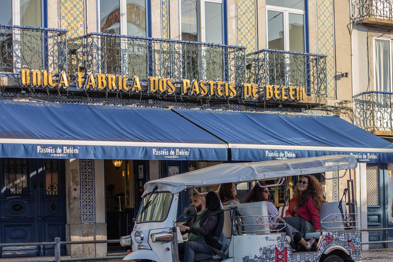 Lisbonne : Tour de Belém en Tuk Tuk avec dégustation de Pastel de NataLisbonne : Visite de Belém en TukTuk avec dégustation de Pastel de Nata
