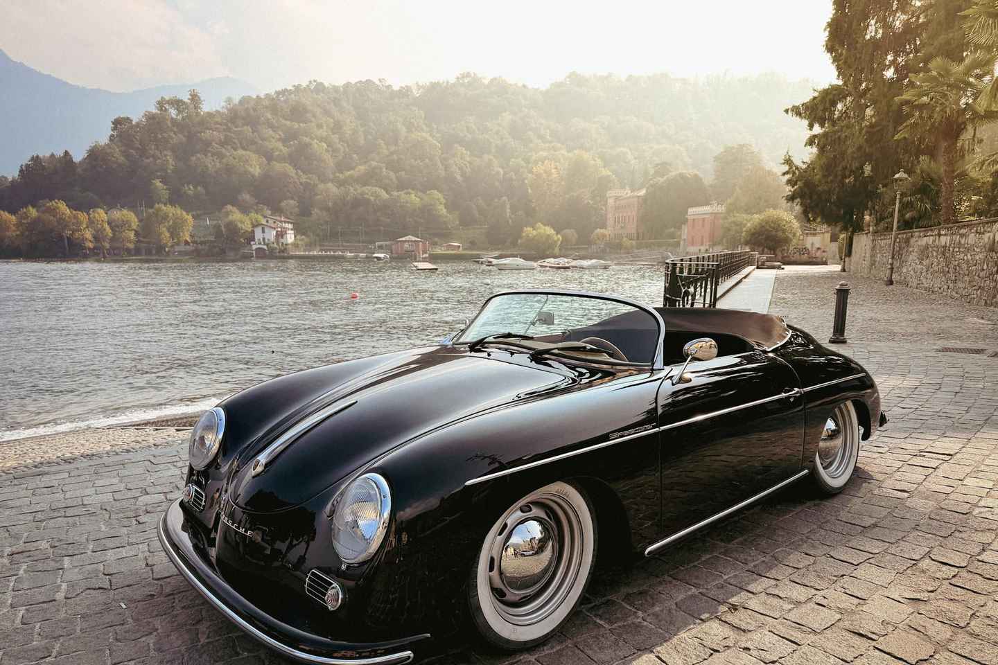 Lago di Como: esperienza di servizio fotografico in Porsche 356 Speedster