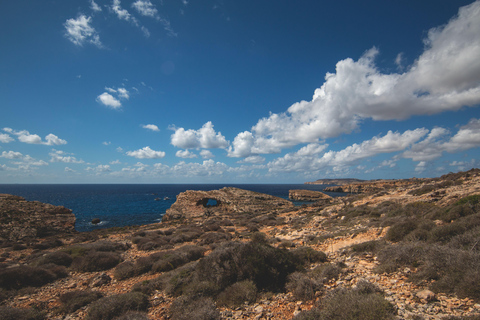 St Pauls : Visite des îles Gozo et Comino, du Lagon Bleu et des Seacaves