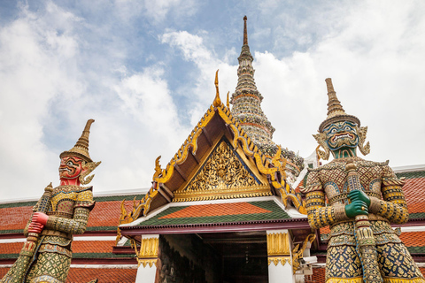 Bangkok: Grand Palace, Wat Pho, Train & Floating Market Tour