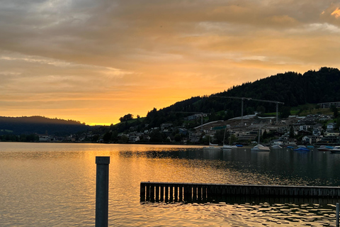 Waterbike op het meer van ZürichWaterfietstocht op het meer van Zürich - Tandem voor de hele dag