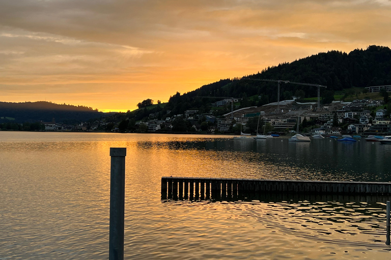 Waterbike op het meer van ZürichWaterfietstocht op het meer van Zürich - Tandem voor de hele dag