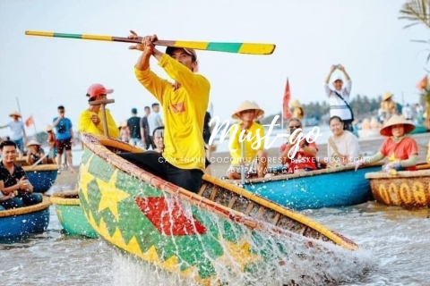 Cam Thanh Coconut Forest Basket Boat Tour prywatnym samochodem