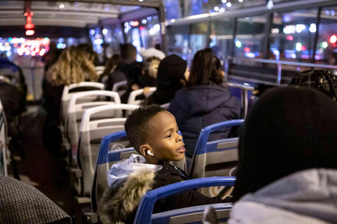 Bruxelas: Tour de ônibus aberto com luzes de Natal