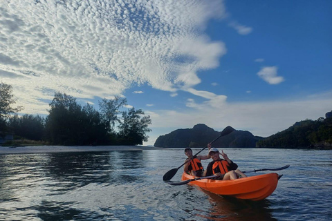 Langkawi: Sunset Kayaking Tour Sunset Kayak Double Tour with Hotel Transfer