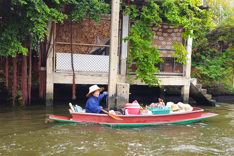 Bangkok Long Boat Canal a Big Buddha &amp; Culture Markets Tour (wycieczka długą łodzią po kanale z Wielkim Buddą i targami kultury)
