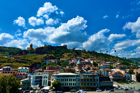 Tbilisi: Oude &amp; Nieuwe Stad Rondleiding met gids met 15 proeverijen &amp; wijn