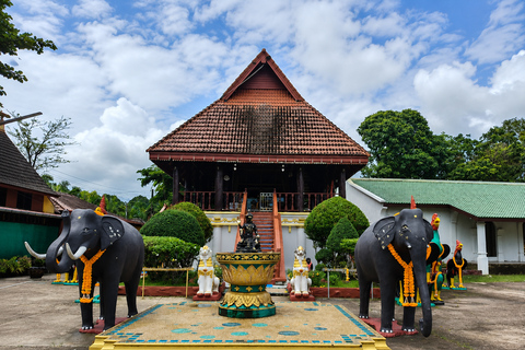 Khao Lak: Morning Market and Old Town by Songthaew by German Speaking Guide